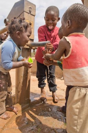 Children playing in Malawi