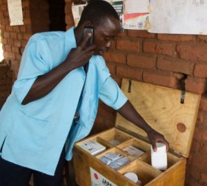 HSA sorting medicines in drug box